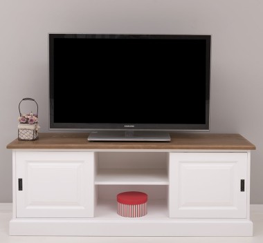 PS222 TV cabinet with 2 sliding doors
