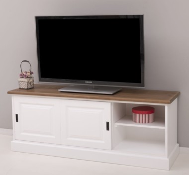 PS222 TV cabinet with 2 sliding doors