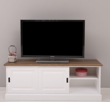 PS222 TV cabinet with 2 sliding doors