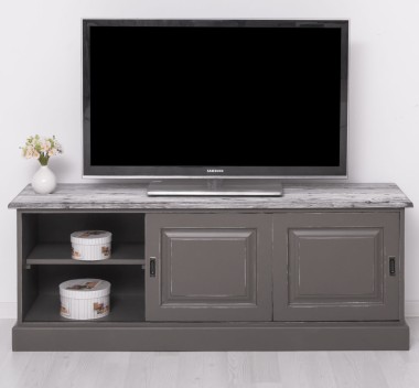 PS222 TV cabinet with 2 sliding doors
