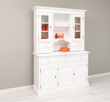 Kitchen sideboard 3 doors, 3 drawers BAS + 2 doors, 4 drawrs SUP, oak - Color_P004 - PAINT