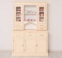 Kitchen sideboard 3 doors, 3 drawers BAS + 2 doors, 4 drawrs SUP, oak - Color Ext._P025 / Color Int._P004 - DOUBLE COLORED