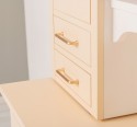 Kitchen sideboard 3 doors, 3 drawers BAS + 2 doors, 4 drawrs SUP, oak - Color Ext._P025 / Color Int._P004 - DOUBLE COLORED