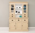 Kitchen sideboard 3 doors, 3 drawers BAS + 2 doors, 4 drawrs SUP, oak - Color Ext._P032 / Color Int._P004 - DOUBLE COLORED