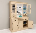 Kitchen sideboard 3 doors, 3 drawers BAS + 2 doors, 4 drawrs SUP, oak - Color Ext._P032 / Color Int._P004 - DOUBLE COLORED