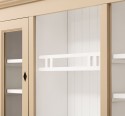 Kitchen sideboard 3 doors, 3 drawers BAS + 2 doors, 4 drawrs SUP, oak - Color Ext._P032 / Color Int._P004 - DOUBLE COLORED