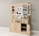 Kitchen sideboard 3 doors, 3 drawers BAS + 2 doors, 4 drawrs SUP, oak - Color Ext._P032 / Color Int._P004 - DOUBLE COLORED