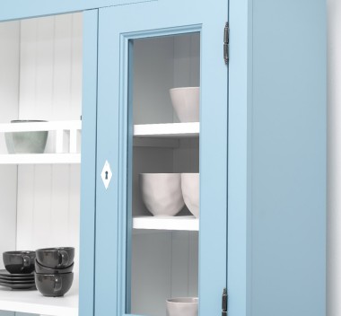 Kitchen sideboard 3 doors, 3 drawers BAS + 2 doors, 4 drawrs SUP, oak - Color Ext._P053 / Color Int._P004 - DOUBLE COLORED