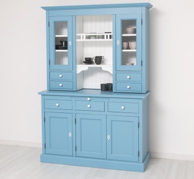 Kitchen sideboard 3 doors, 3 drawers BAS + 2 doors, 4 drawrs SUP, oak - Color Ext._P053 / Color Int._P004 - DOUBLE COLORED