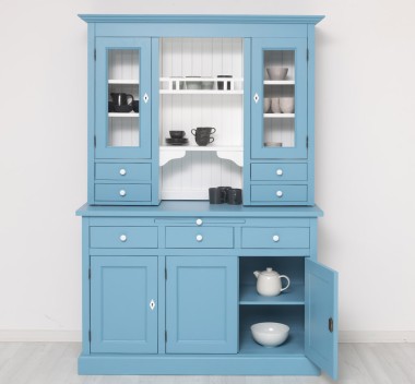Kitchen sideboard 3 doors, 3 drawers BAS + 2 doors, 4 drawrs SUP, oak - Color Ext._P053 / Color Int._P004 - DOUBLE COLORED