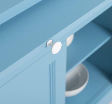Kitchen sideboard 3 doors, 3 drawers BAS + 2 doors, 4 drawrs SUP, oak - Color Ext._P053 / Color Int._P004 - DOUBLE COLORED