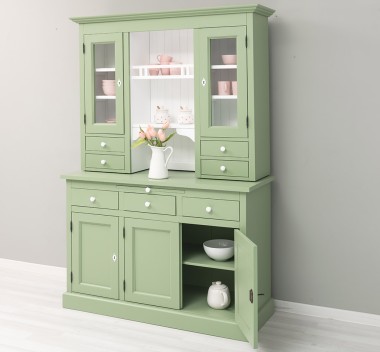 Kitchen sideboard 3 doors, 3 drawers BAS + 2 doors, 4 drawrs SUP, oak - Color Ext._P054 / Color Int._P004 - DOUBLE COLORED