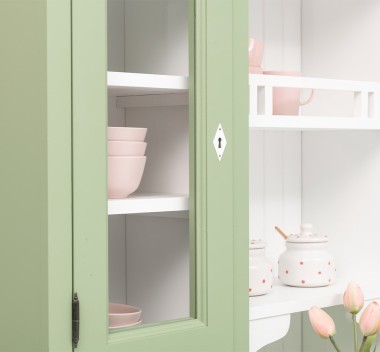Kitchen sideboard 3 doors, 3 drawers BAS + 2 doors, 4 drawrs SUP, oak - Color Ext._P054 / Color Int._P004 - DOUBLE COLORED