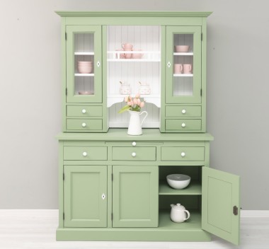 Kitchen sideboard 3 doors, 3 drawers BAS + 2 doors, 4 drawrs SUP, oak - Color Ext._P054 / Color Int._P004 - DOUBLE COLORED