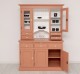 Kitchen sideboard 3 doors, 3 drawers BAS + 2 doors, 4 drawrs SUP, oak - Color Ext._P112 / Color Int._P004 - DOUBLE COLORED