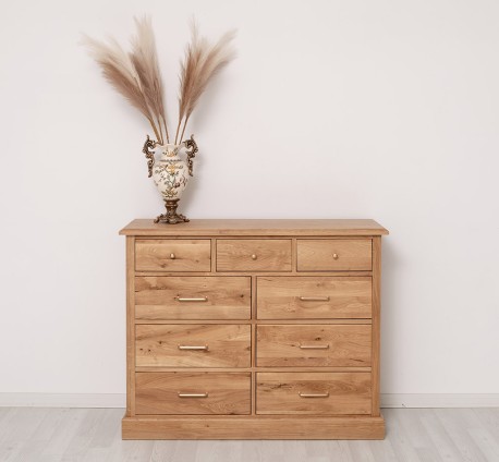 Sideboard 9 drawers oak -...