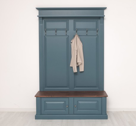 Coat hanger 2 doors oak -...