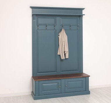 Coat hanger 2 doors oak - Color Top_P081 - Color Corp_P051 - DOUBLE COLORED