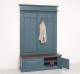 Coat hanger 2 doors oak - Color Top_P081 - Color Corp_P051 - DOUBLE COLORED