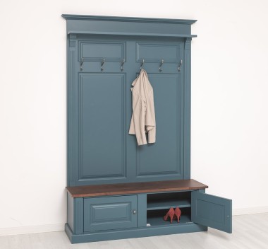 Coat hanger 2 doors oak - Color Top_P081 - Color Corp_P051 - DOUBLE COLORED