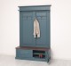 Coat hanger 2 doors oak - Color Top_P081 - Color Corp_P051 - DOUBLE COLORED
