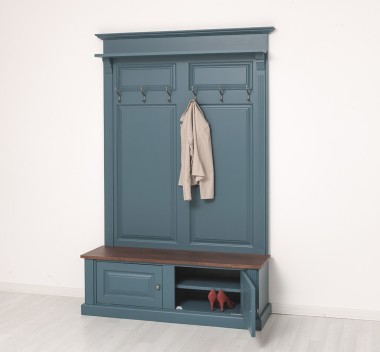 Coat hanger 2 doors oak - Color Top_P081 - Color Corp_P051 - DOUBLE COLORED