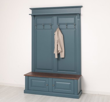 Coat hanger 2 doors oak - Color Top_P081 - Color Corp_P051 - DOUBLE COLORED