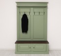 Coat hanger 2 doors oak - Color Top_P081 - Color Corp_P054 - DOUBLE COLORED
