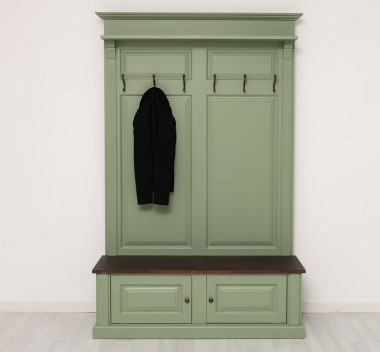 Coat hanger 2 doors oak - Color Top_P081 - Color Corp_P054 - DOUBLE COLORED