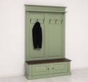 Coat hanger 2 doors oak - Color Top_P081 - Color Corp_P054 - DOUBLE COLORED