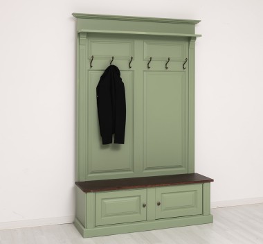 Coat hanger 2 doors oak - Color Top_P081 - Color Corp_P054 - DOUBLE COLORED