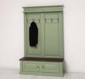 Coat hanger 2 doors oak - Color Top_P081 - Color Corp_P054 - DOUBLE COLORED