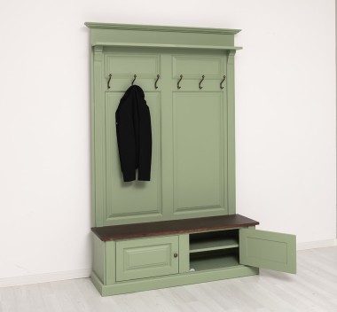 Coat hanger 2 doors oak - Color Top_P081 - Color Corp_P054 - DOUBLE COLORED