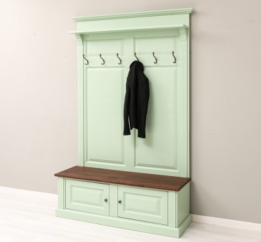 Coat hanger 2 doors oak - Color Top_P081 - Color Corp_P092 - DOUBLE COLORED