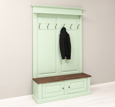 Coat hanger 2 doors oak - Color Top_P081 - Color Corp_P092 - DOUBLE COLORED