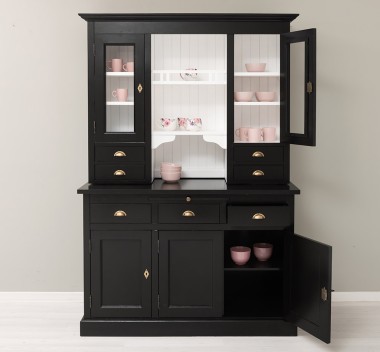Kitchen sideboard 3 doors, 3 drawers BAS + 2 doors, 4 drawrs SUP, oak - Color Ext._P150 / Color Int._P004 - DOUBLE COLORED