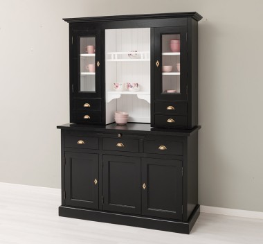 Kitchen sideboard 3 doors, 3 drawers BAS + 2 doors, 4 drawrs SUP, oak - Color Ext._P150 / Color Int._P004 - DOUBLE COLORED