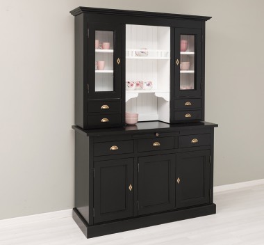Kitchen sideboard 3 doors, 3 drawers BAS + 2 doors, 4 drawrs SUP, oak - Color Ext._P150 / Color Int._P004 - DOUBLE COLORED