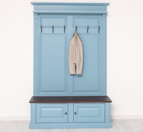 Coat hanger 2 doors oak -...
