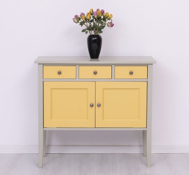 Console with 2 doors, 3 drawers