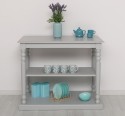 Console with turned legs, 1 shelf