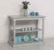 Console with turned legs, 1 shelf