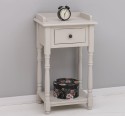Small console, turned legs, 1 drawer