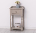Small console, turned legs, 1 drawer
