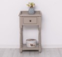 Small console, turned legs, 1 drawer