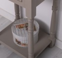 Small console, turned legs, 1 drawer