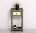 Small console, turned legs, 1 drawer