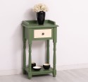 Small console, turned legs, 1 drawer