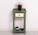 Small console, turned legs, 1 drawer