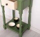 Small console, turned legs, 1 drawer